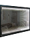 Зеркало МЗ "Серенити" горизонтальное 800х600 (багетная рама, выключатель-датчик на движение)