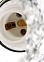 Бра N1916/2W CH E27 2*40Вт (230*150*450)  VERNER LIGHTING *1