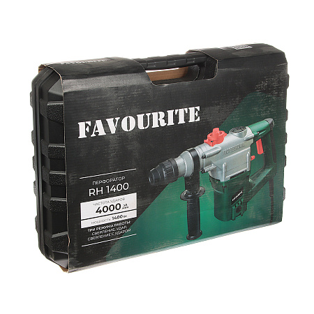 Перфоратор 1400Вт 3режима 0-800об/мин 0-4000уд/мин 5Дж кейс RH 1400 FAVOURITE *1/2