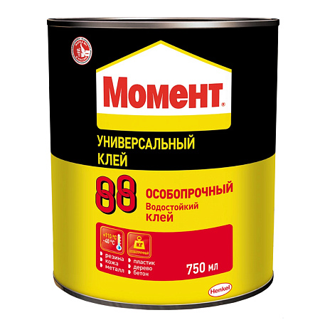 Клей Момент 88 750 мл  особопрочный водостойкий 1777022 (Хенкель)  *1/6