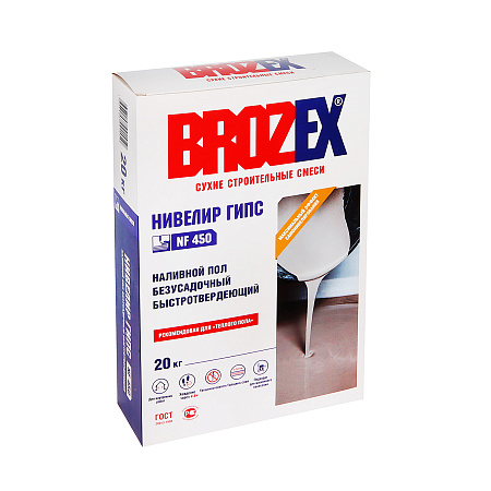 Ровнитель для пола NF-450 Гипер Нивелир 20кг BROZEX *1/56