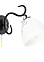 Бра N1897/1W BK+CH E27 1*40Вт (200*300*140)  VERNER LIGHTING *1