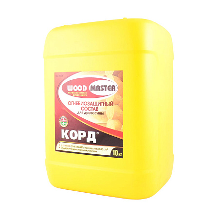 Состав огнебиозащитный 10 кг Корд  WOODMASTER 2-я группа *1/60