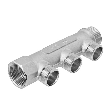 Коллектор 3 выхода 3/4"(Ø20) х 1/2"(Ø15) М/П/П/П/П MPF (ИС.071057) MP-У *1/5/30