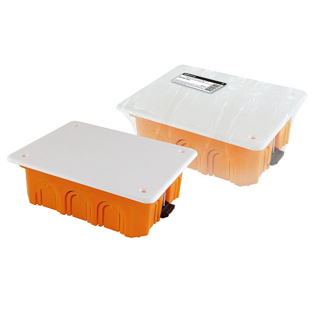 Коробка распаячная СП 120х92х45мм крышка, пл.лапки IP20  TDM SQ1403-1028 инд. штр-код*1/98