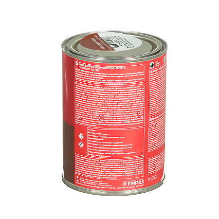 Эмаль алкидно-уретановая для пола жёлто-коричневая 0,9 кг Расцвет быстросохнущая *1/14/490