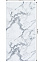 Панель стеновая МДФ влагостойкая "Мрамор Каррара серый" СД (1,22*2,44 м*3мм)  *1