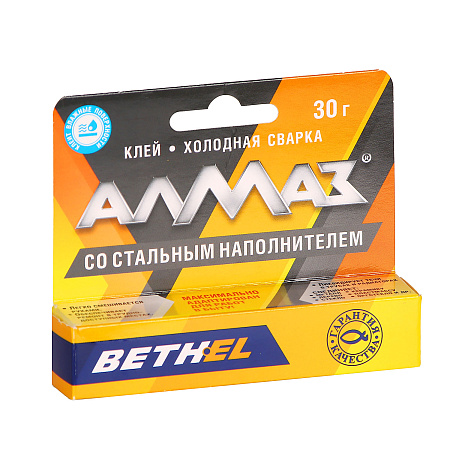 Клей хол.сварка "Алмаз" 30 г для стали   *10/90
