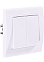 Выключатель "Бриллиант" СП 2кл. белый 10А IP20 UNIVersal 7947403 *10/100