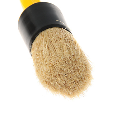 Кисть круглая "Эксперт" КР-35 натуральная щетина пластиковая ручка Акор *5/100