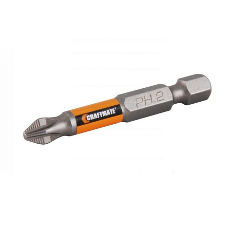 Бита крестовая PH2х 25мм (2 шт) магнитная S2TiN хвостовик1/4"С (B42-11-0252TG) TITAN NovoCRAFT *1/25