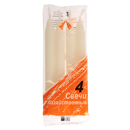Свеча хозяйственная 40г 4шт.арт.35337 (Геста) *12