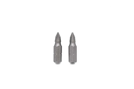 Бита крестовая PH1x25мм (2шт) магнитная CR-V хвостовик1/4"С (554119) VIRA *1