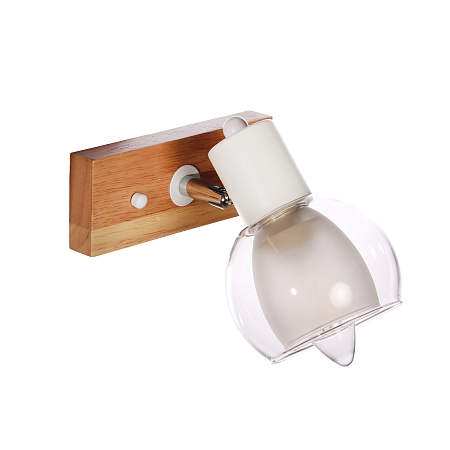 Светильник настенный (спот) N5105/1 WT+WOOD Е27 6*40Вт ( l=170;w=100;h=170)  VERNER LIGHTING *1