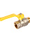 Кран шаровый 1/2" (Ø15) ГАЗОВЫЙ М/П ручка GAZ LD Pride 47.15. (аналог ЖЗ47) *1/17