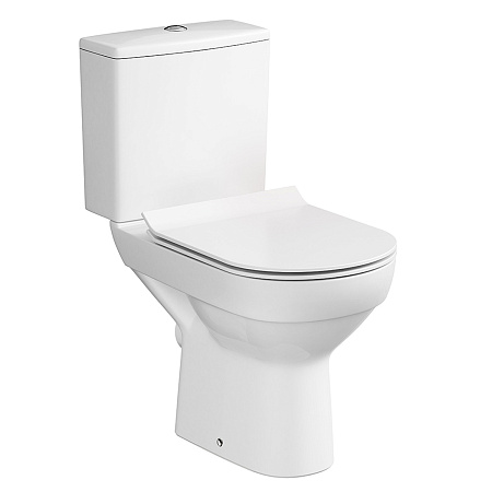 Унитаз-компакт CITY  CLEAN ON 011 3/5 кр.дюр. slim lift,easy-off,  белый Cersanit *1/9