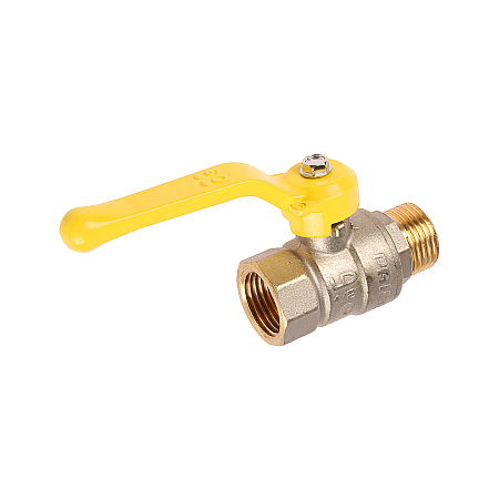 Кран шаровый 1/2" (Ø15) ГАЗОВЫЙ М/П ручка GAZ LD Pride 47.15. (аналог ЖЗ47) *1/17