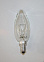 Лампа накаливания 60W Е14 свеча 220-230V ДС  *100
