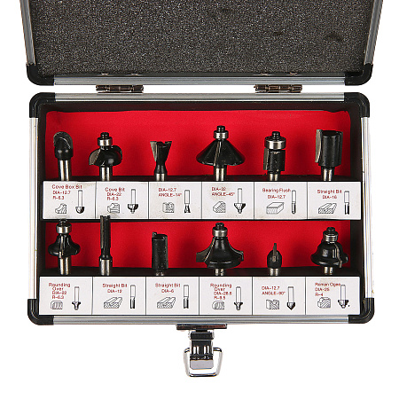 Фреза STURM  набор 12шт. (арт.9016-RB-S8-12-3)   *1/5/20