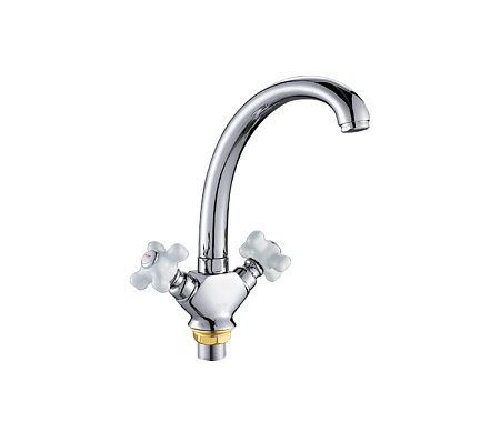 Смеситель для кухни Potato P4963 высокий излив *1/10