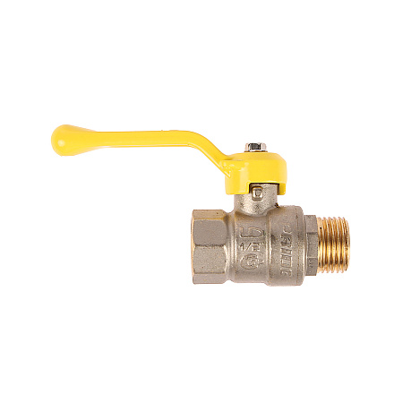 Кран шаровый 1/2" (Ø15) ГАЗОВЫЙ М/П ручка GAZ LD Pride 47.15. (аналог ЖЗ47) *1/17