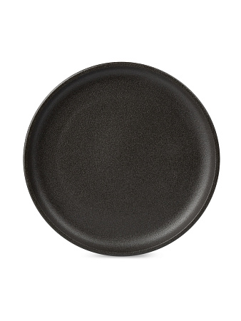 Тарелка фарфор. Domenik "Rock Black" мелкая d21см DM8022 *6/24