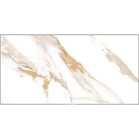 Керамогранит Calacatta Royal белый 600*1200*9,5 (0,72*2=1,44*30=43,2) GT120600103MR Глобал Тайл