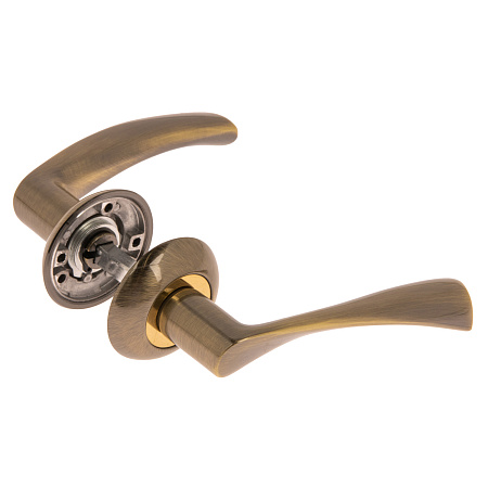 Ручка раздельная БРОНЗА H-14023-A-AB Code Deco *1/18