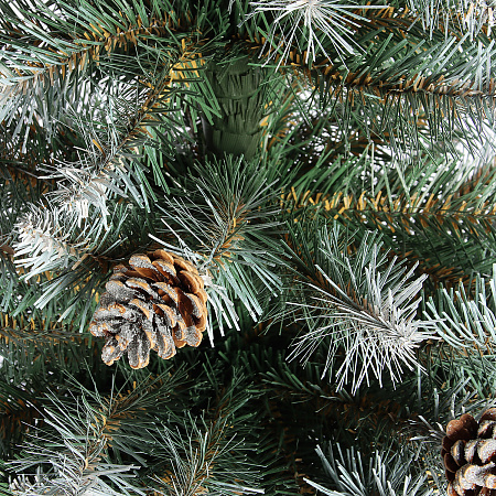 Елка  искусственная ПВХ "Элитная" серебро 1,5м *1/15