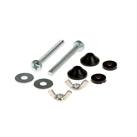 Крепеж бачка к унитазу М8 с гайкой "барашек" (комплект 2 шт.) ИС.131752 *10/100