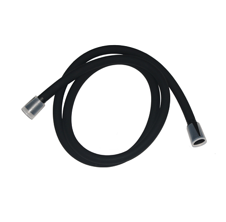 Шланг для душа 1.5м IDDIS Optima Home, черный матовый, силикон OPH15BLi19 *1/40