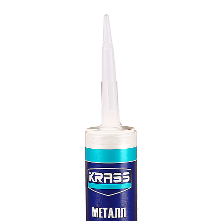 Герметик силиконовый для металла серый 300мл KRASS  *1/12/1728