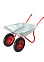 Тачка садовая двухколесная(130кг85л,кузов0,6мм,колесо360х90,3.25/3.00х8 D20мм)ТС-85/2 AGROBIO *1