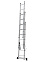 Лестница многофункциональная складная алюм. 3х 7ступ.,общ.дл.4,49м,max н.150кгNV1230 1230307"НВ"*1