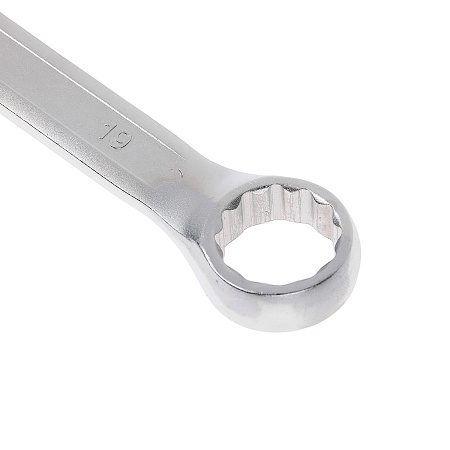 Ключ комбинированный 19мм холодный штамп CrV (70190) СЕРВИС КЛЮЧ *1/5/100