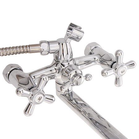 Смеситель д/ванны ROEGEN RP120B плоский излив, 27см *1/10