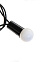 Гирлянда Нить 10м 100LED Шарики d=1,5см бел-син мигает т/нить 220V IP44 1080045 *1/50