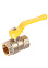 Кран шаровый 1/2" (Ø15) ГАЗОВЫЙ М/М ручка GAZ LD Pride 47.15. (аналог ЖЕ26) *1/18