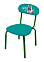 Стульчик детский с мягк. сид. выс.29см, каркас- металл.труба СТУ5 ("Ника" Ижевск) *1/4