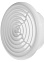 Диффузор приточно-вытяжной Ø125мм 12,5DK ERA (стопорное кольцо, фланц) *1/20