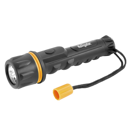 Фонарь ручной Navigator 1LED 0,5Вт NPT-R06-2AA пластик+резина 71584  *1/40