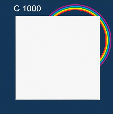Потолок полистирол СОЛИД  (белый) 1000 (1уп=2м2 )    *22