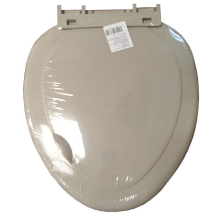 Сиденье для унитаза 462х384мм цвет "серый" (Беларусь)   *1/10