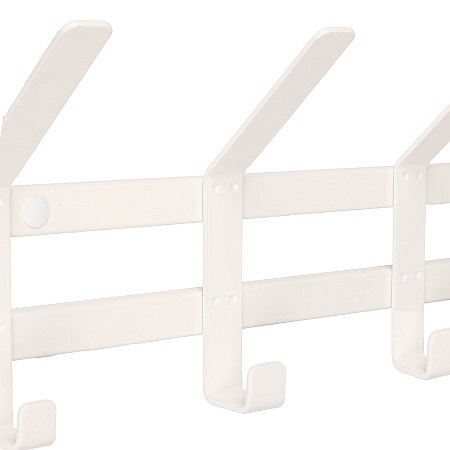 Вешалка настенная "Торонто 5" 604х174х91мм 5крючков Белый ВНТ5 Б ("ЗМИ") *1