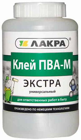 Клей ПВА -М  Экстра канц.80 г Лакра *1/100/3000
