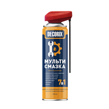 Смазка многофункциональная 7в1 со smart-распылителем 335мл арт.0420-02 DA DECORIX *1/12