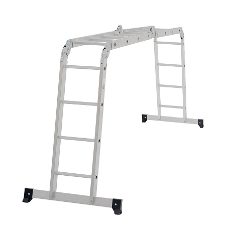 Лестница многофункциональная трансформер алюм. 4х4ступ.,общ.дл.4,33м,max нагр120кг1320404 "НВ" *1