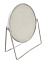 Зеркало  настольное Delphinium "BIE-0598G" d=17 см, белый *1/12
