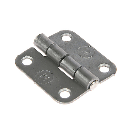 Петля накладная 40мм б/покрытия (комплект 2 шт+саморезы) ДомоСтрой *10/100