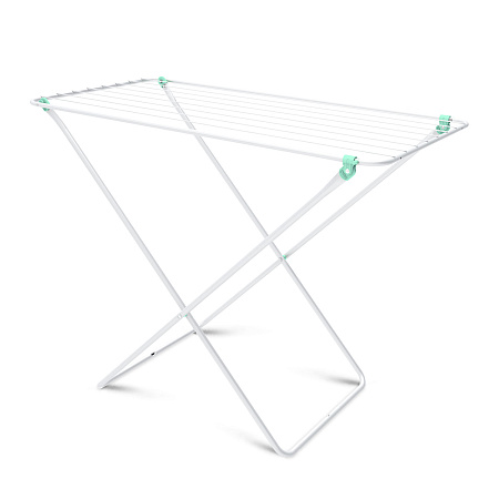 Сушилка для белья напольная "Ника" дл.суш.пол. 10м, выс.1,08м, шир.55см Серебр.(Белый) СБ3 *1/8